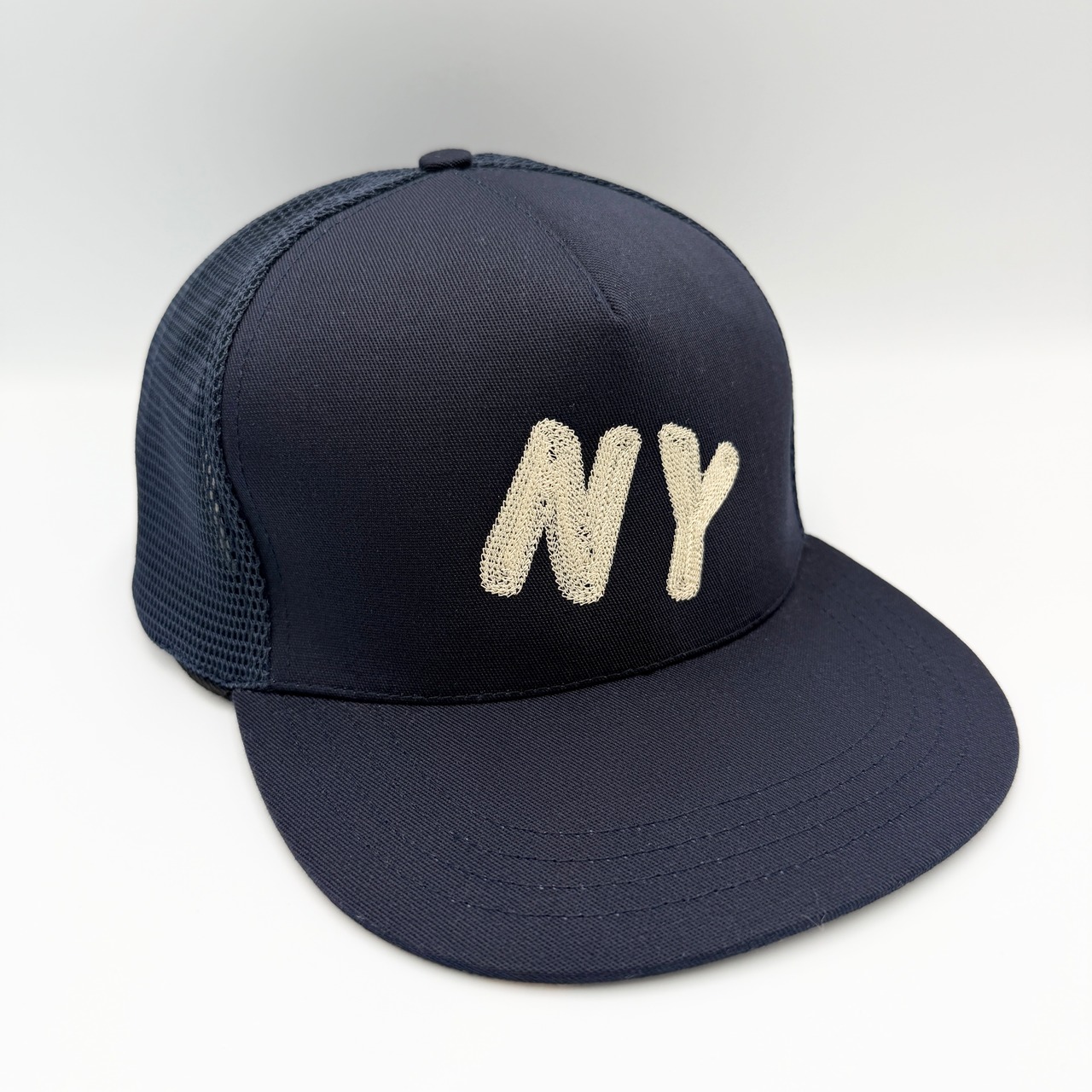 【gifthat別注】Coopers Town Chain Stitch Logo Mesh Cap