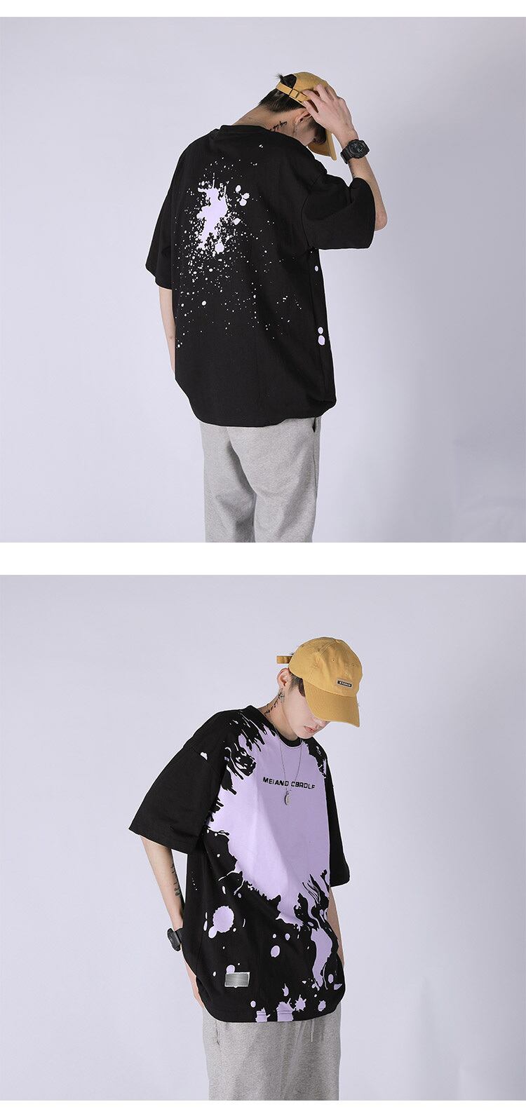 全3色 Tシャツ カットソー プリント カジュアル シンプル