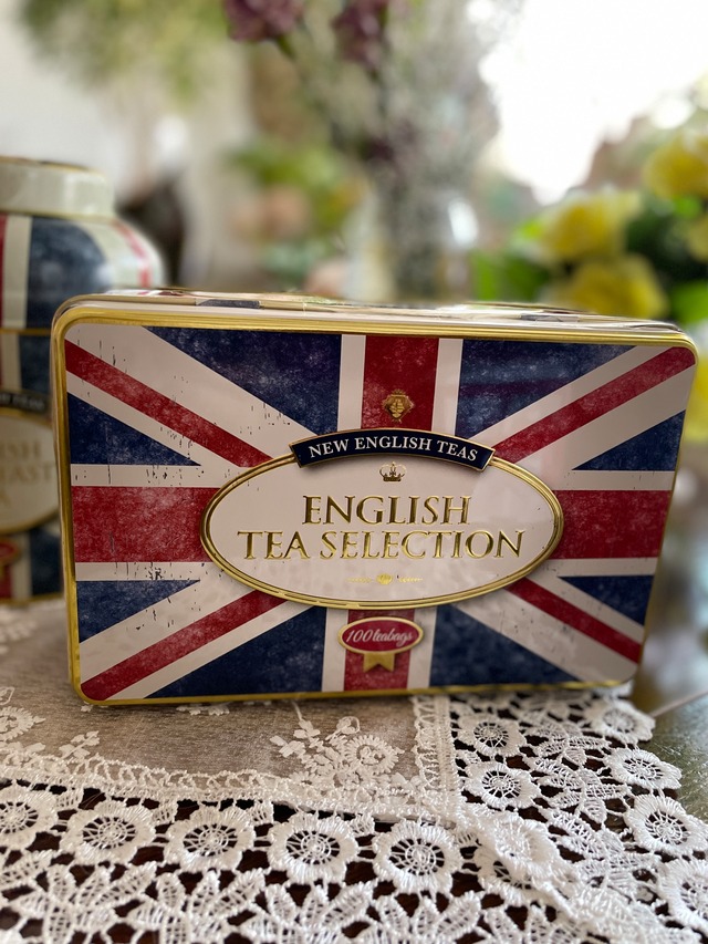再入荷！『New English teas』 レトロユニオンジャック　3種アソートティーセット　ニューイングリッシュティー