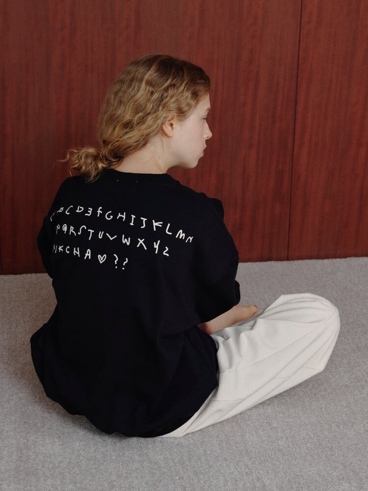momo ◡̈⃝︎⋆︎*品 NOKCHA × MOMO 】alphabet sweat pullover(unisex) | valance 福井