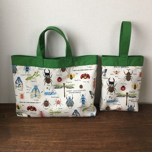 入園グッズ（レッスンバッグ&上履き入れ）