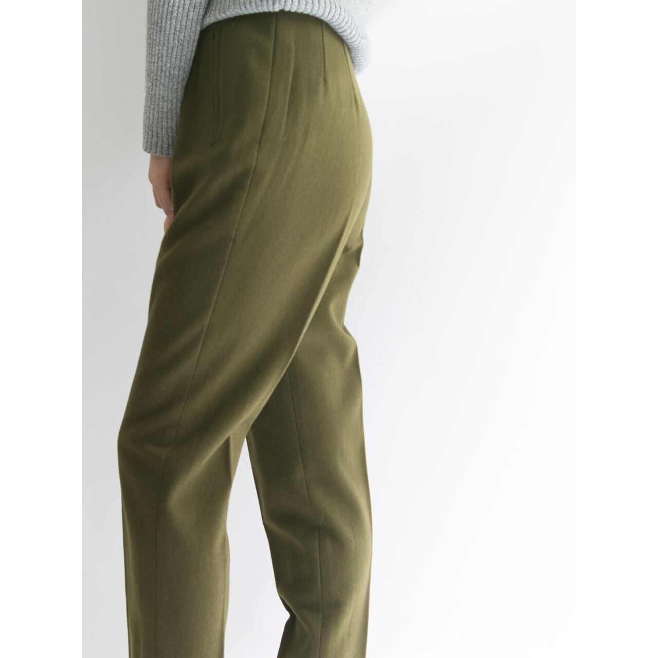 High waist military wool trouser（ミリタリー ハイウエストウールトラウザー）1d