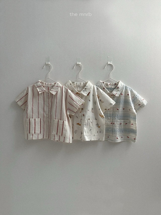 〘予約〙minirobe / multi Short-sleeve Shirt
