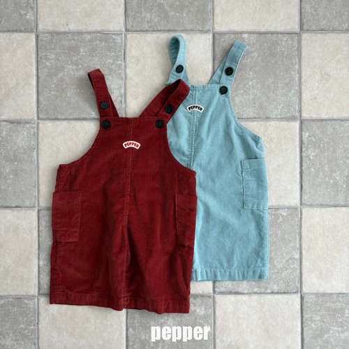 pepper［取寄］picnic corduroy overall 25autumn