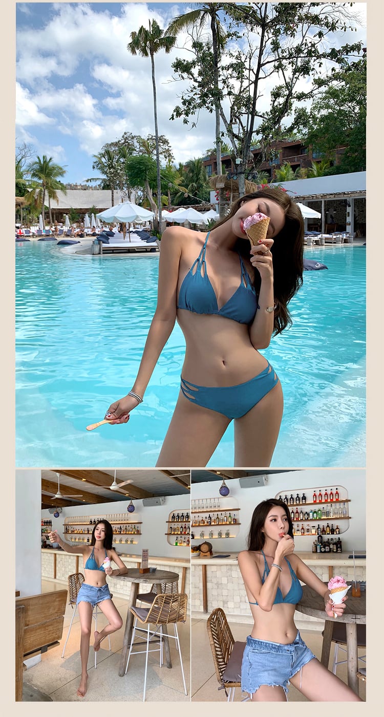 水着 ビキニ スイムウェア 紐ビキニ 三角ビキニ マイクロビキニ