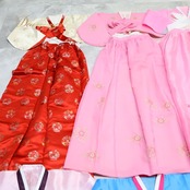 韓国伝統衣装 チマチョゴリ まとめ売り 10点以上 セット 白 紫 青 ワンピース ドレス インナー 明るい かわいい 花 無地 コスプレ 仮装 韓流 韓服 レディース 女性 ホワイト系 ピンク系 パープル系 ブルー系