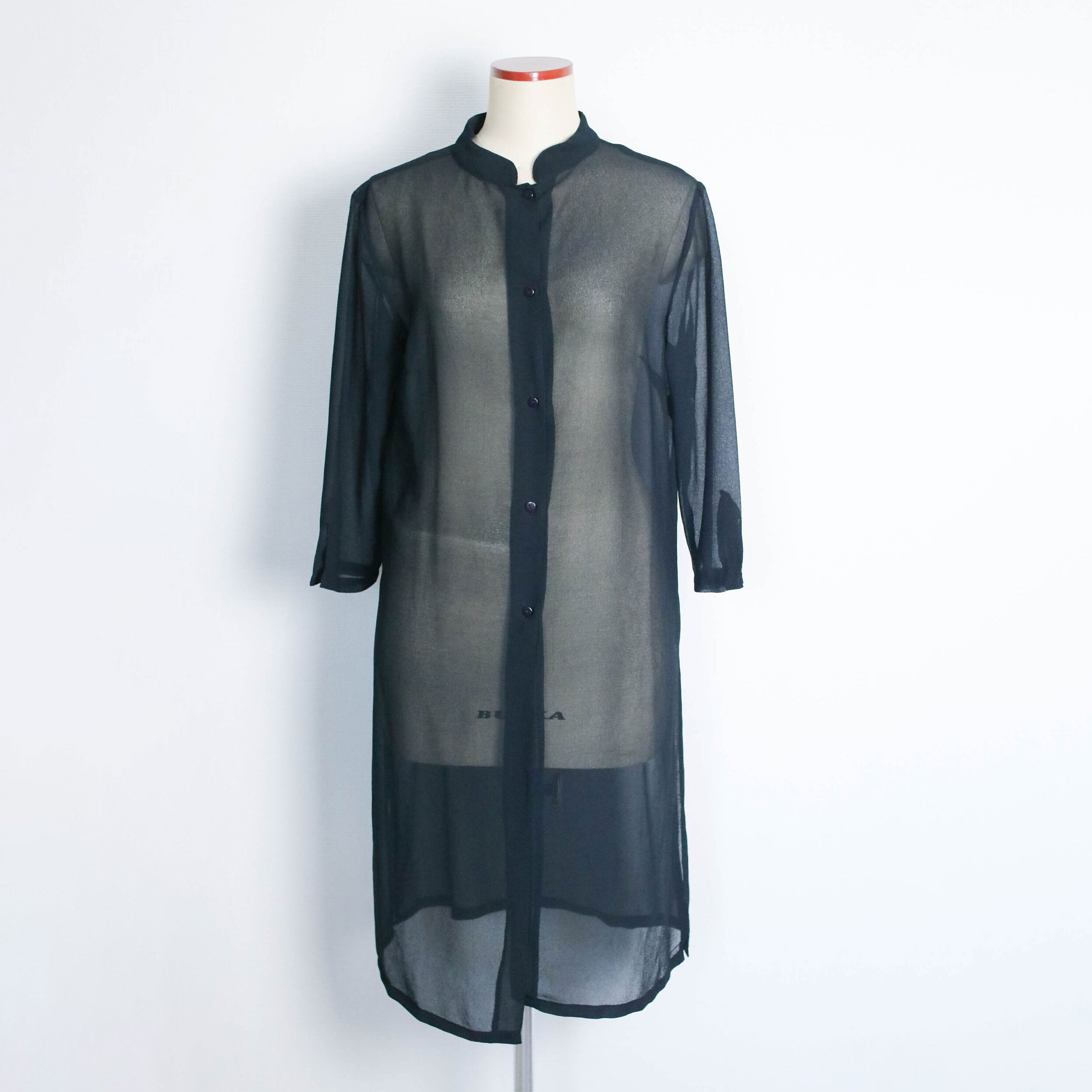sheer shirt onepiece