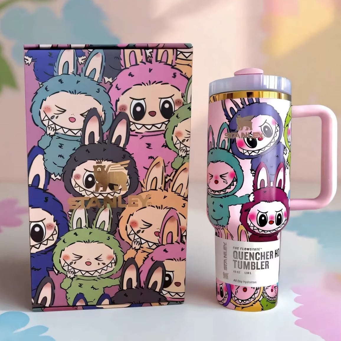 【50%OFF 割引】2色展開 ブブ 超かわいい 魔法のコップ 保冷タンブラー ストロー付き