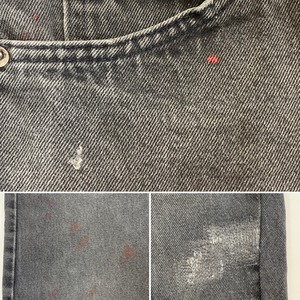 7332  リーバイス 505ブラックデニム USA製 オレンジタブ W36