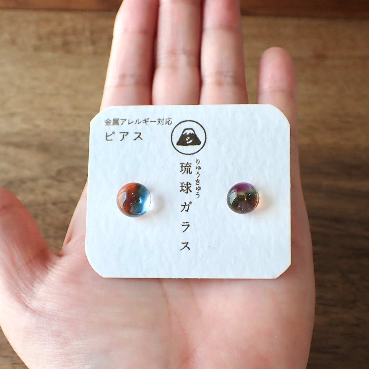 ピアス / 琉球ガラス