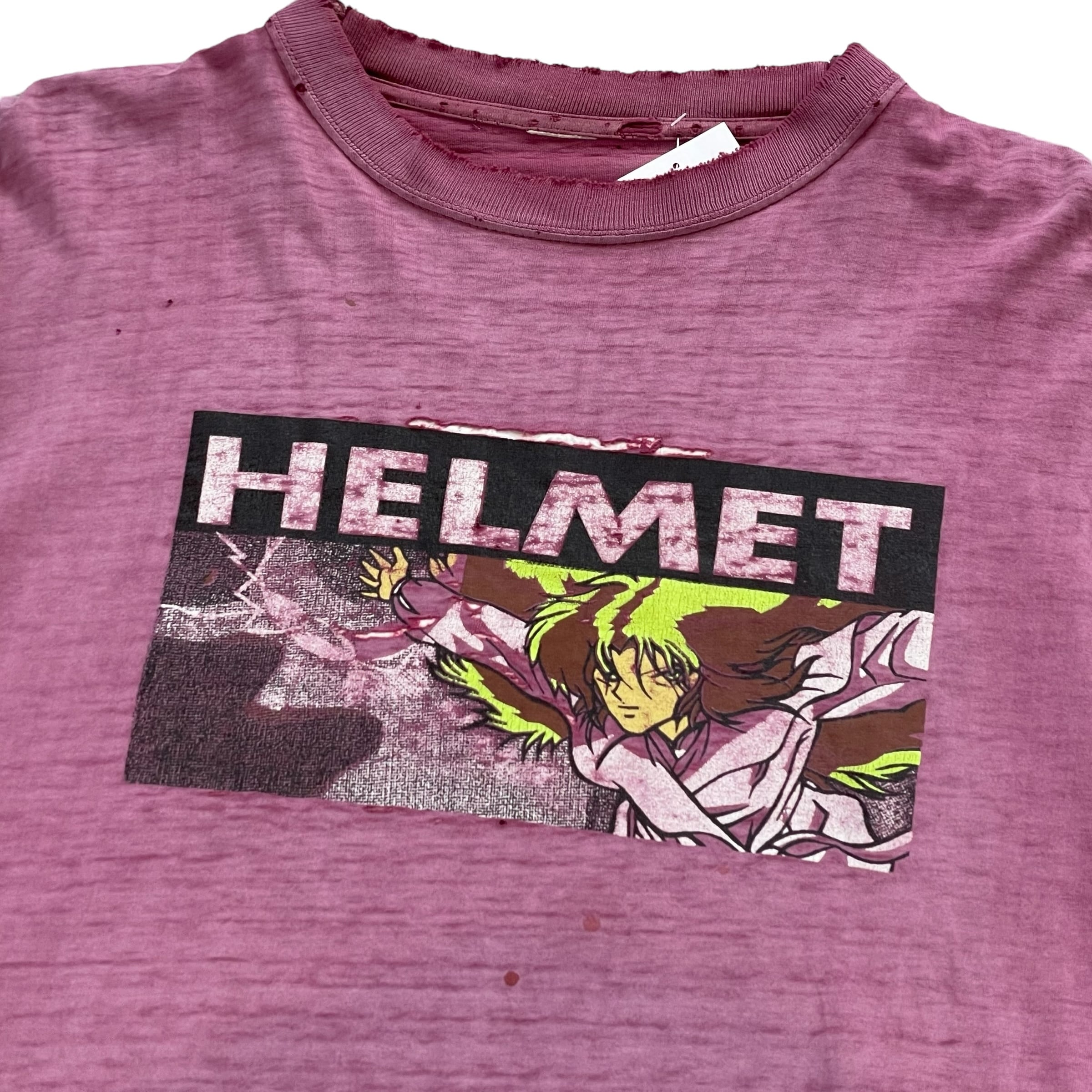 90s helmet L/S tシャツ 