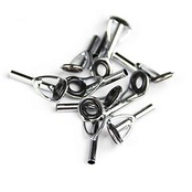 YFFSFDC トップガイド 15個セット ロッドガイドステレンス 釣り竿穂先 交換 修理キット ロッドの修理 0.9mm、1.2mm、1.4mm… (A)