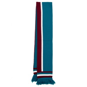 COMFORTABLE REASON / RIVERSIBLE SCARF TURQUOISE