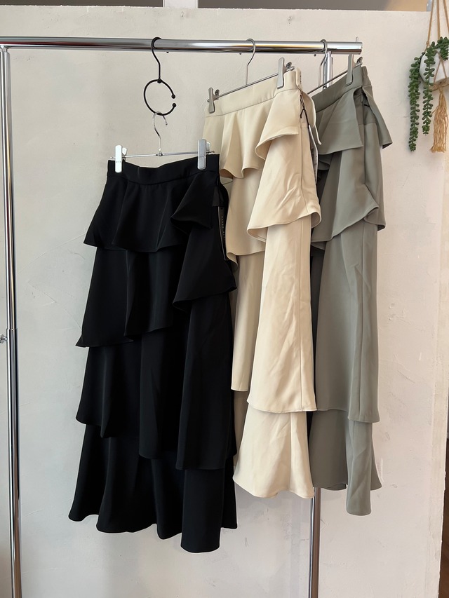 【SELECT】ティアードフリルスカート
