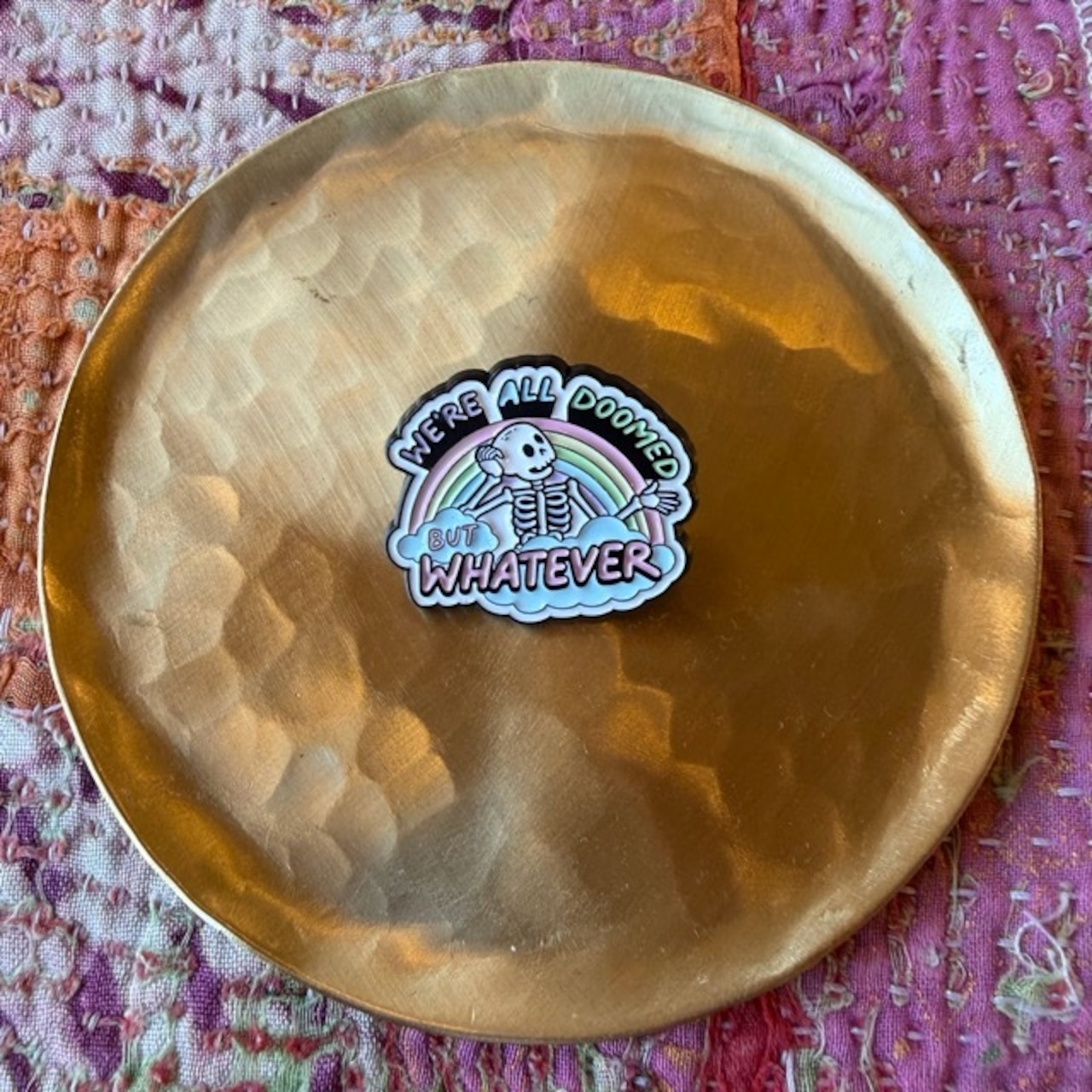 TOPANGA Jewelry　pin brooch　BUT WHATEVER　ピンブローチ　プレゼント　ギフト　