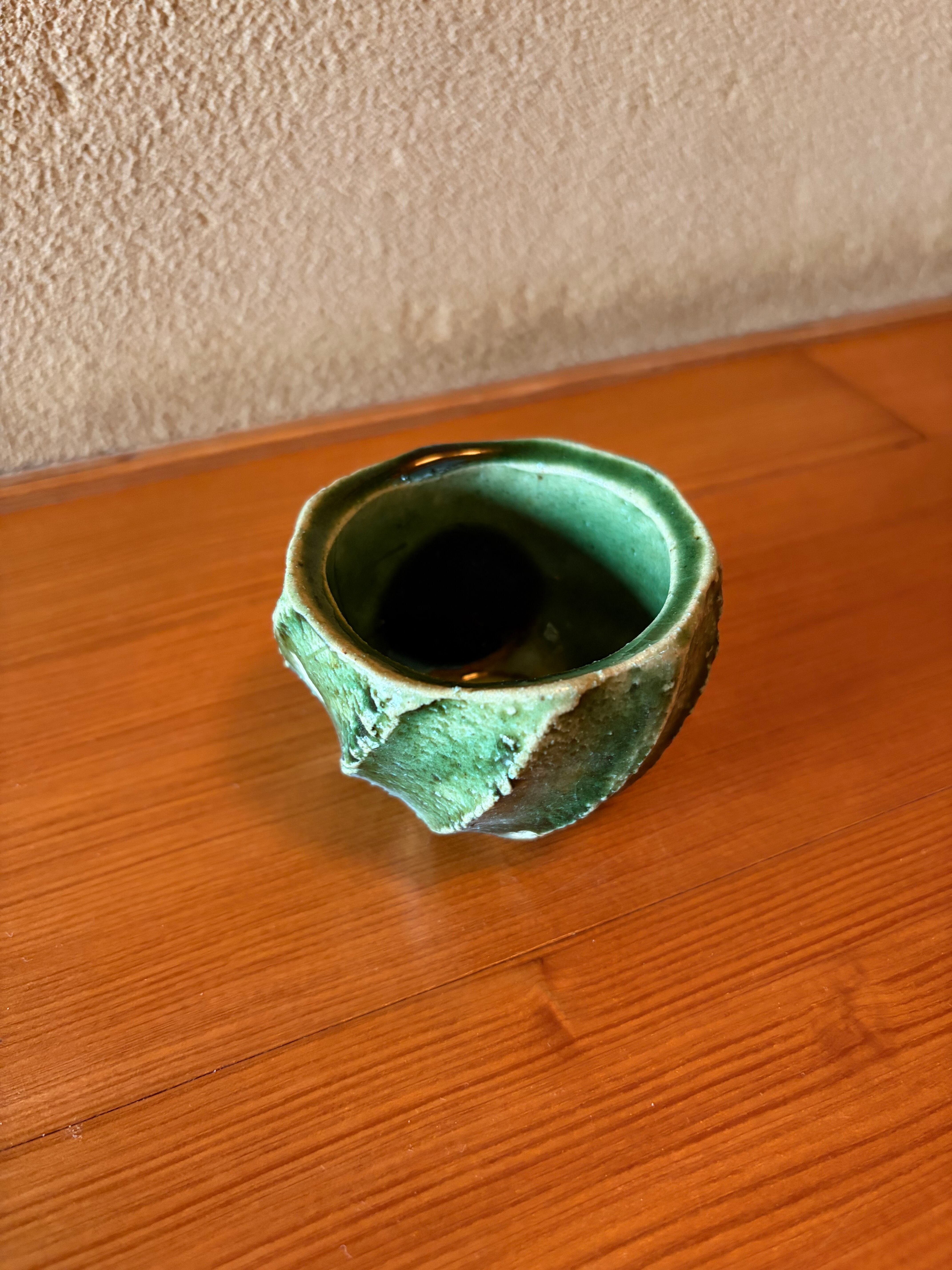 ことのはうつわ|織部ぐい呑の写真 3