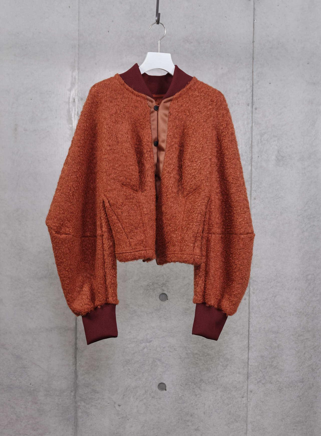 Divka Falielo Sarti DANUSKA Astrakhan カーディガンorange