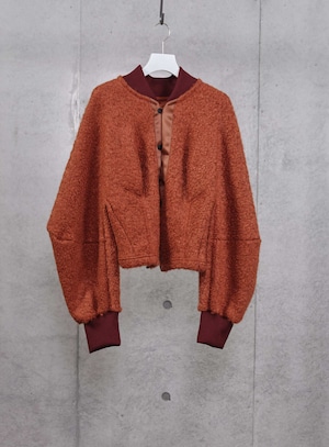 Divka Falielo Sarti DANUSKA Astrakhan カーディガンorange