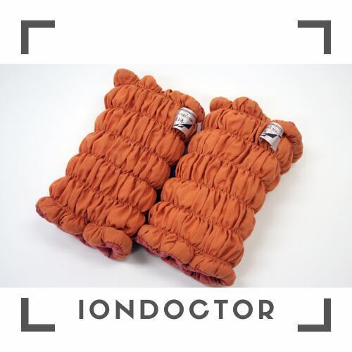 イオンドクター レッグウォーマー 柿色 柿染 イオンドクター 柿