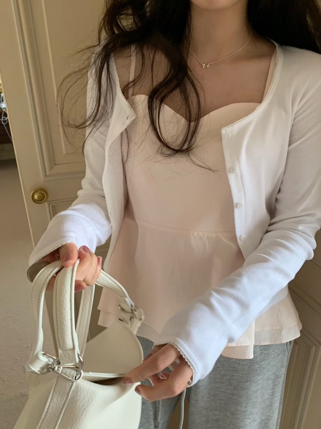 (予約) pretty young thing / Downy cardigan 4color