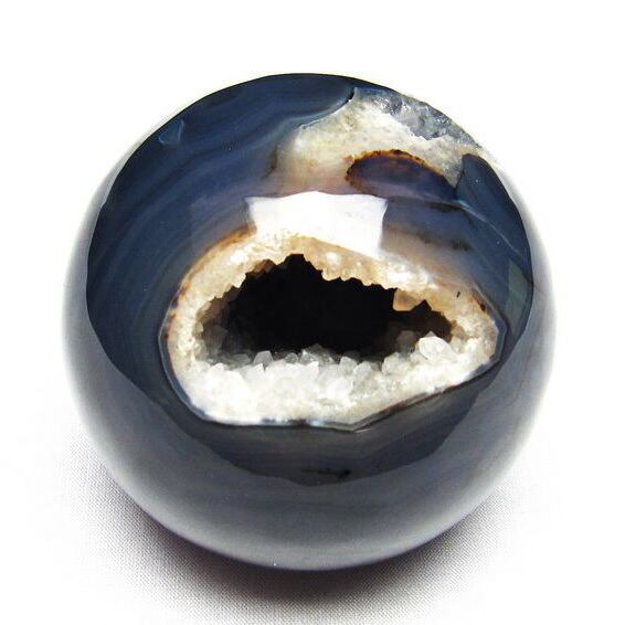 アゲート 笑口丸玉 ジオード 151-4328