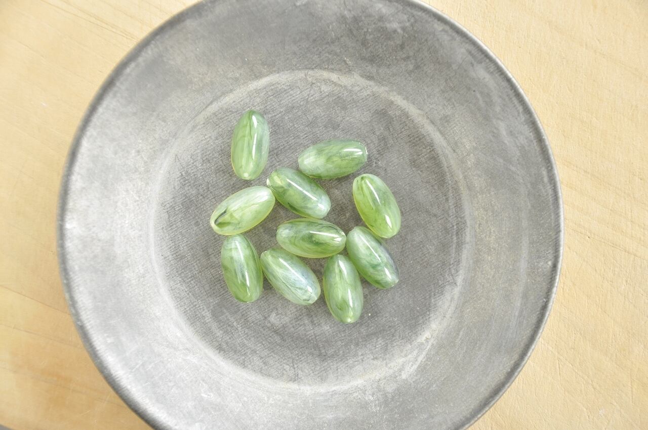 d - 18 ろんぐぴこ とうめい雲かかり(みどり) 17×9mm