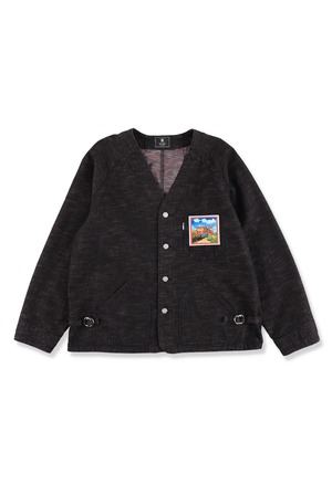 INLAY DENIM ENGINEER JACKET “Royston” Black