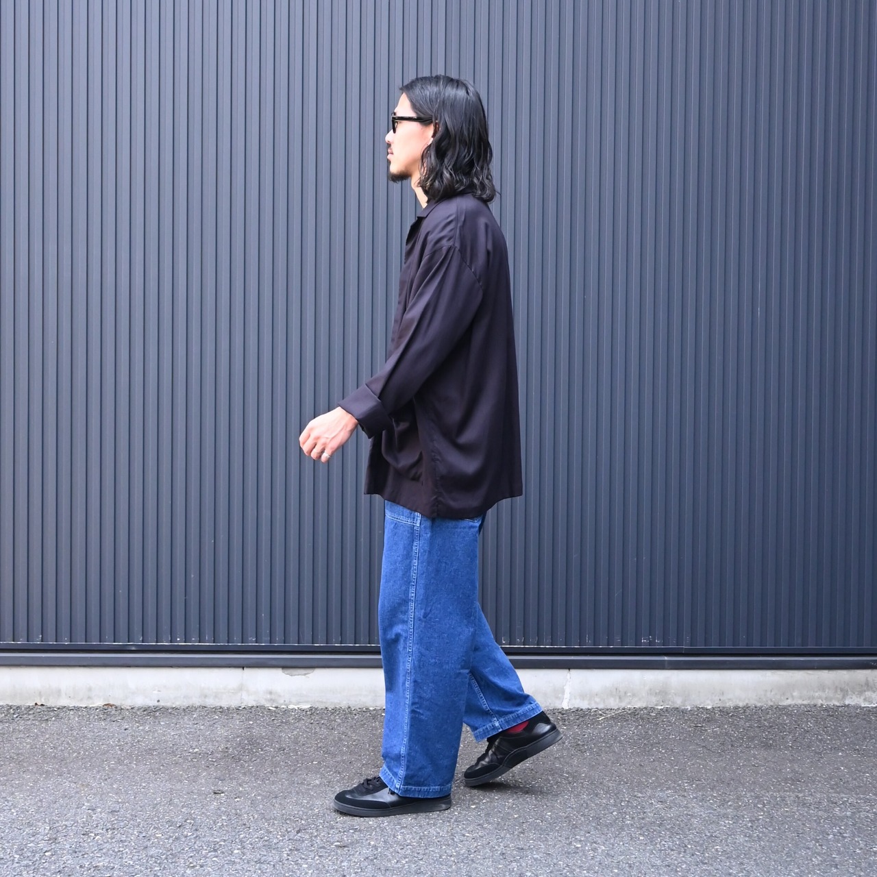 INTERIM / HYPER BIG RAYON LINEN SHIRTS JACKET