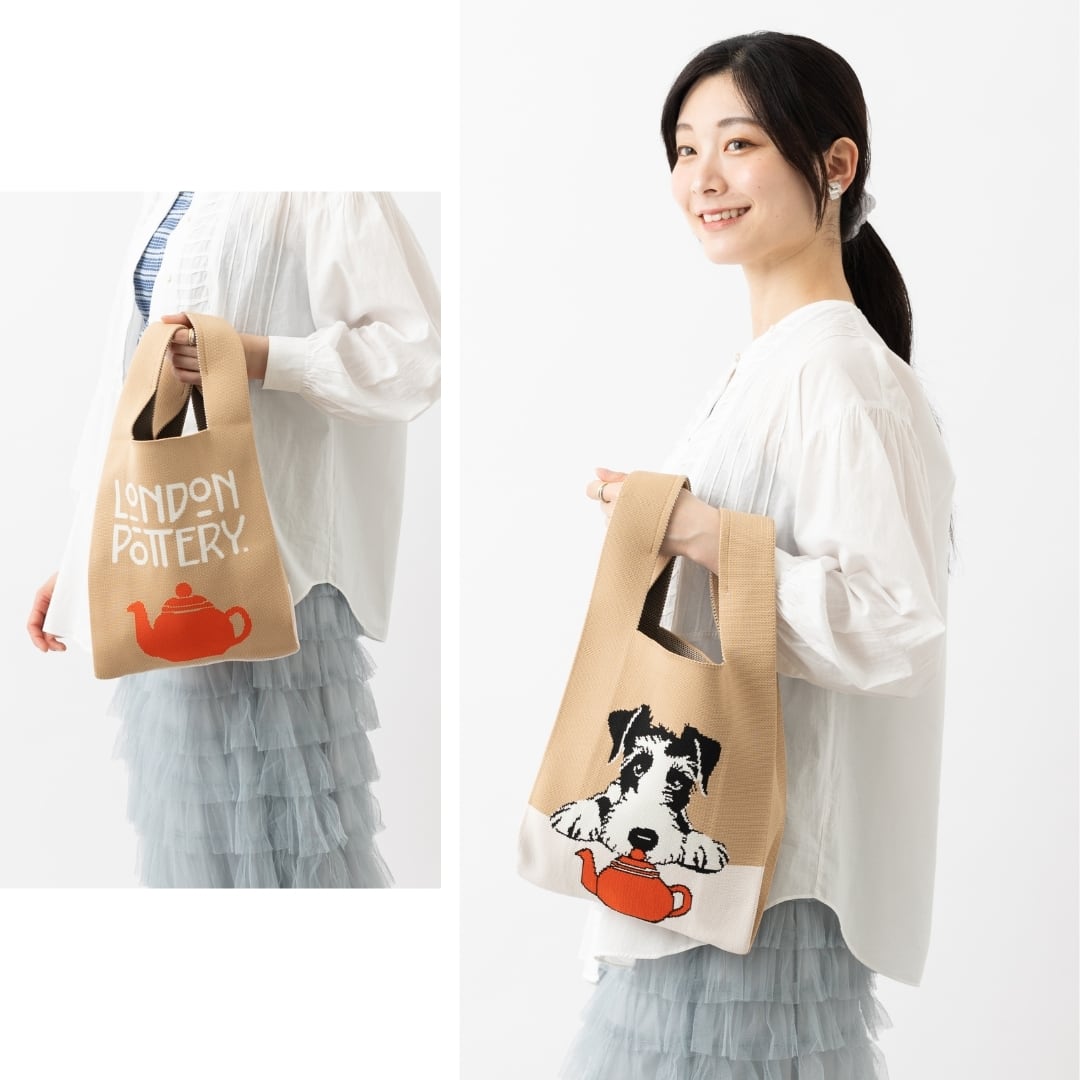 公式 ニットトートバッグ 05.Orange | London Pottery ロンドン