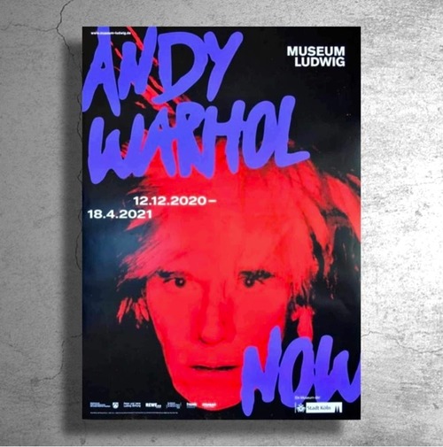 現代美術家『アンディ・ウォーホル』2020年ドイツ現代美術館制作ポスター