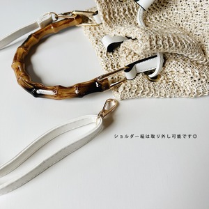 Bamboo handle bag