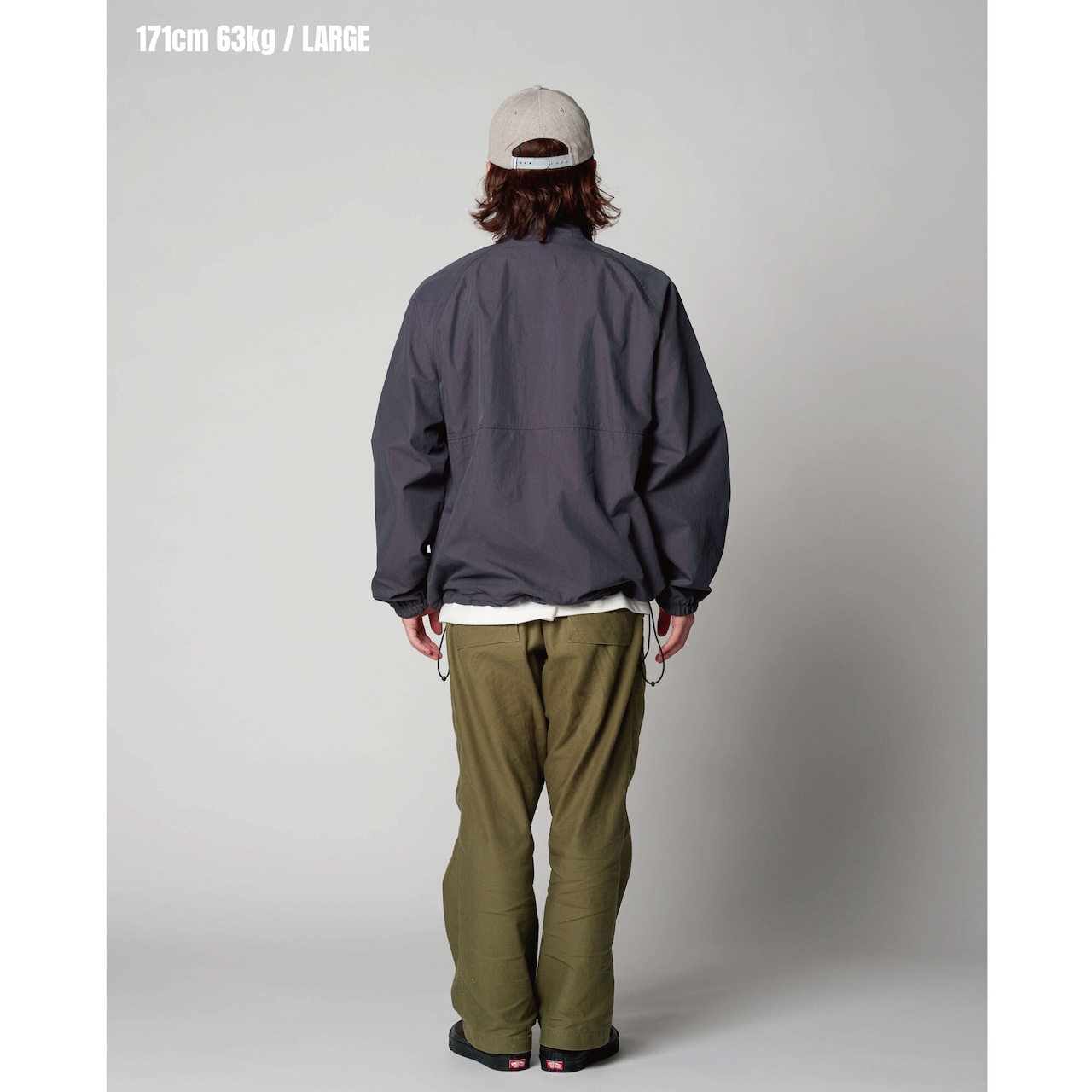 【DARGO】"COTTON / NYLON"  Active Jackets（GRAY NAVY）