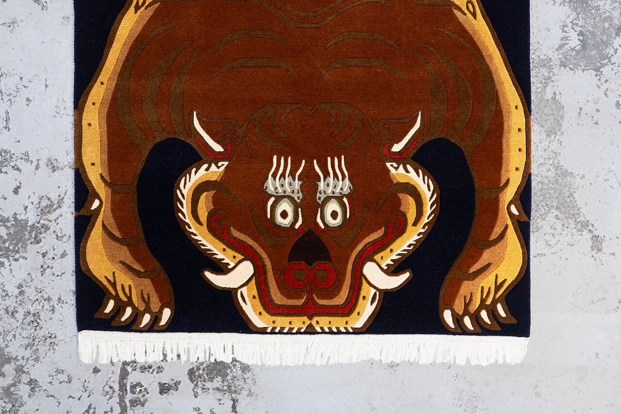 Tibetan Tiger Rug 《Lサイズ•プレミアムウール338》チベタンタイガー