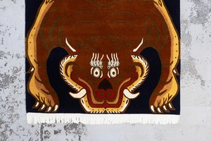 Tibetan Tiger Rug 《Lサイズ•プレミアムウール338》チベタンタイガーラグ