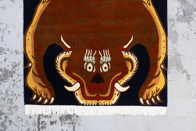 Tibetan Tiger Rug 《Lサイズ•プレミアムウール338》チベタンタイガーラグ