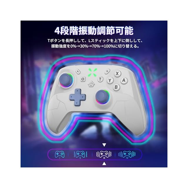 Switch 2 コントローラー 2025夏新 Sungale スイッチ 2 プロコン 背面