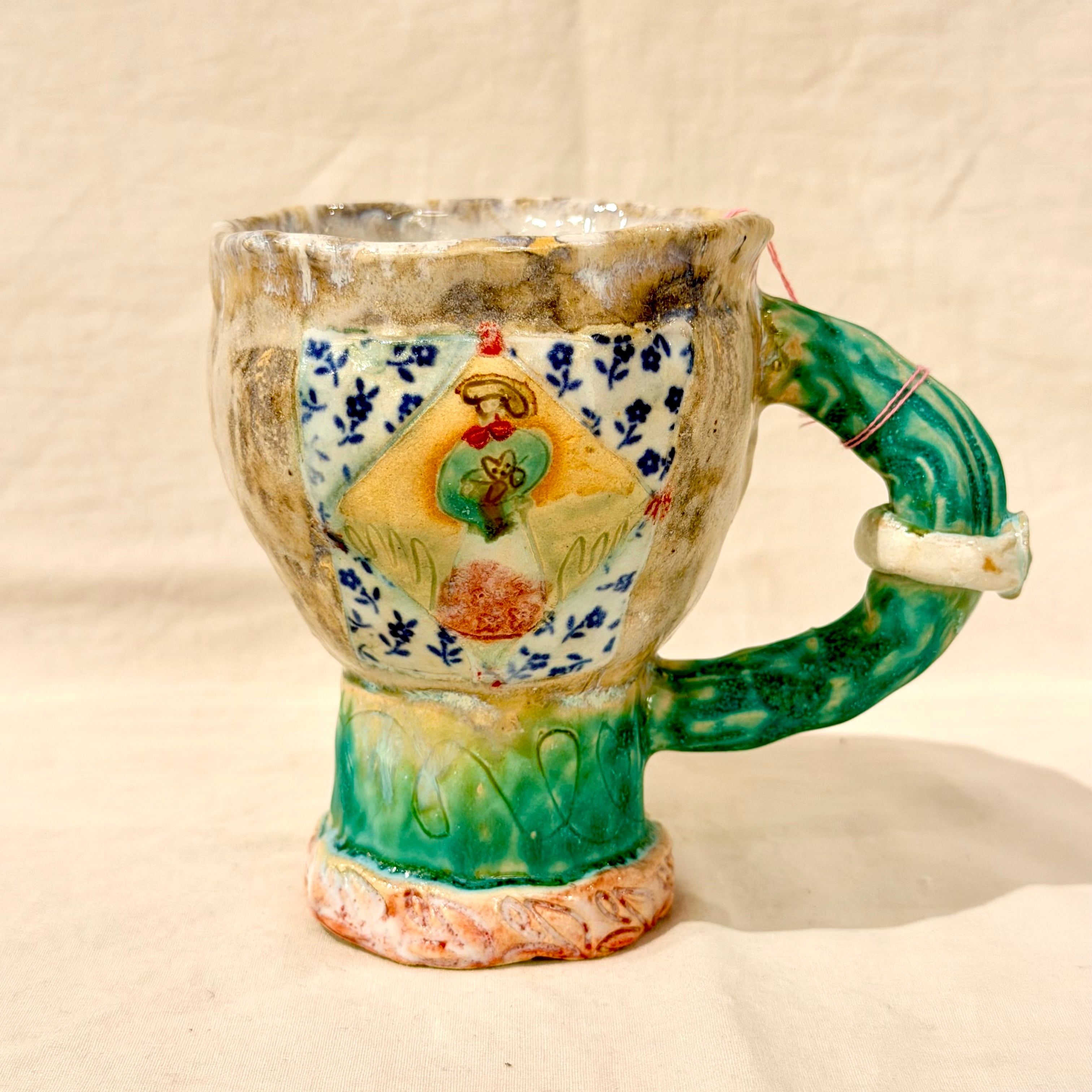 フベン/34.犬を抱く人、ねこを抱く人