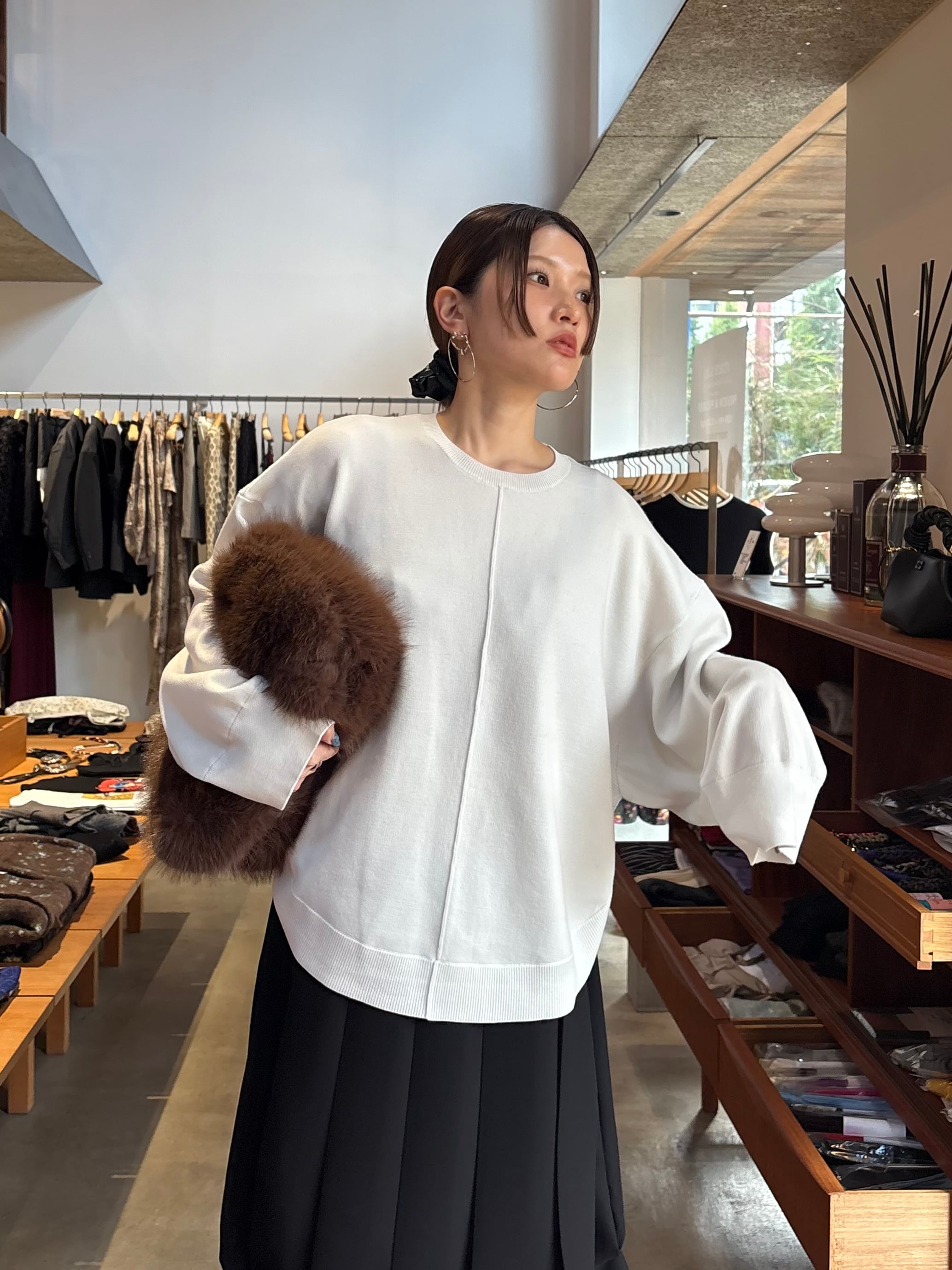 トップス ENFOLD CIRCLE PULLOVER 26AW | WOMEN】ENFOLD エンフォルド / トップス / CIRCLE PULLOVER