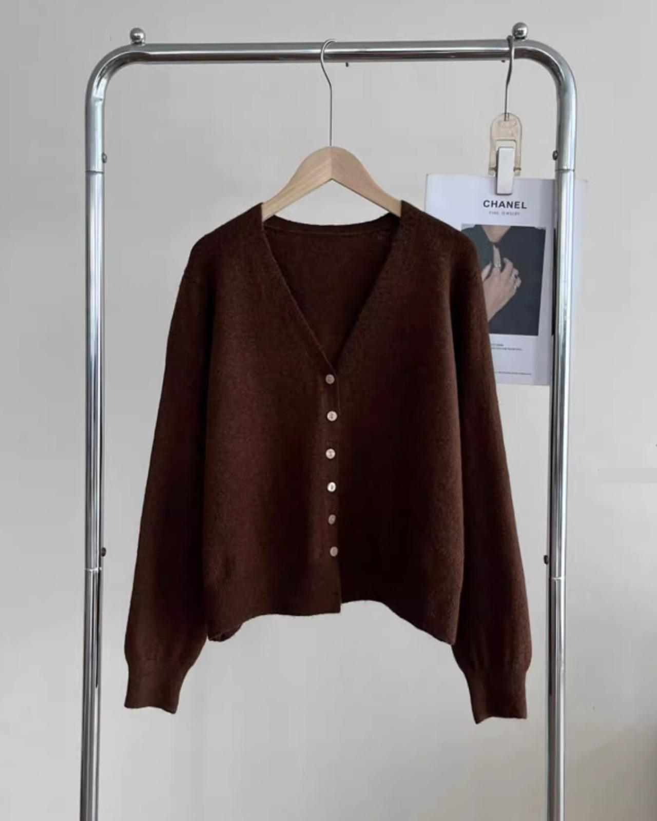 Basic v neck Cardigan T20183