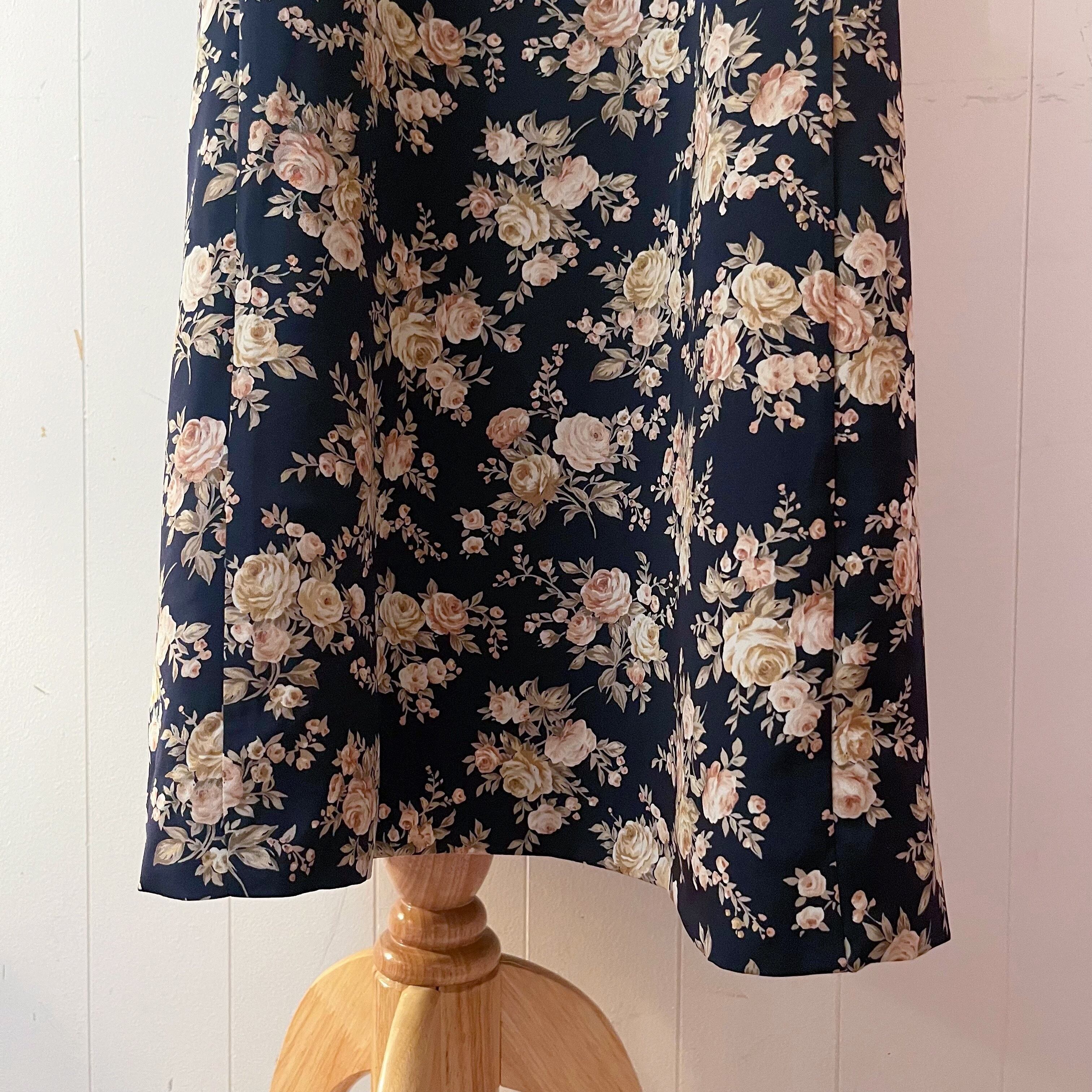 rose double ribbon jumper skirt