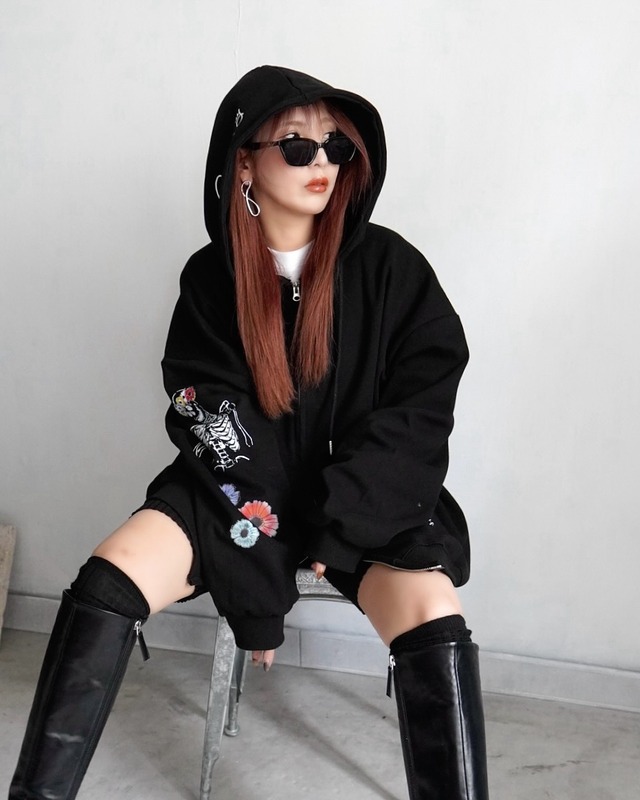 【revival】EYEWEAR 001【カーブエンドサングラス】/Black・leopard