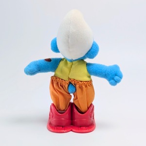 ☆ VINTAGE 2000 ☆【 Smurf ( スマーフ )】2000年マクドナルドミールトイ カレンダーシリーズ『 1月 スキージャンプ / ヘフティスマーフ 』 / McDonald's  マクドナルド ハッピーミール ミニプラッシュ 〚アメリカン雑貨 アメトイ〛