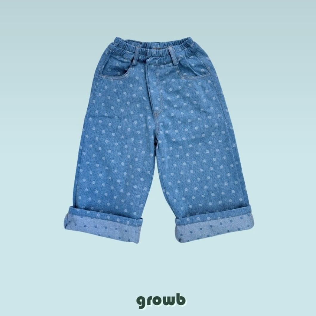 《送料無料》予約:ドッティポップパンツ【growb】※ジュニアサイズ