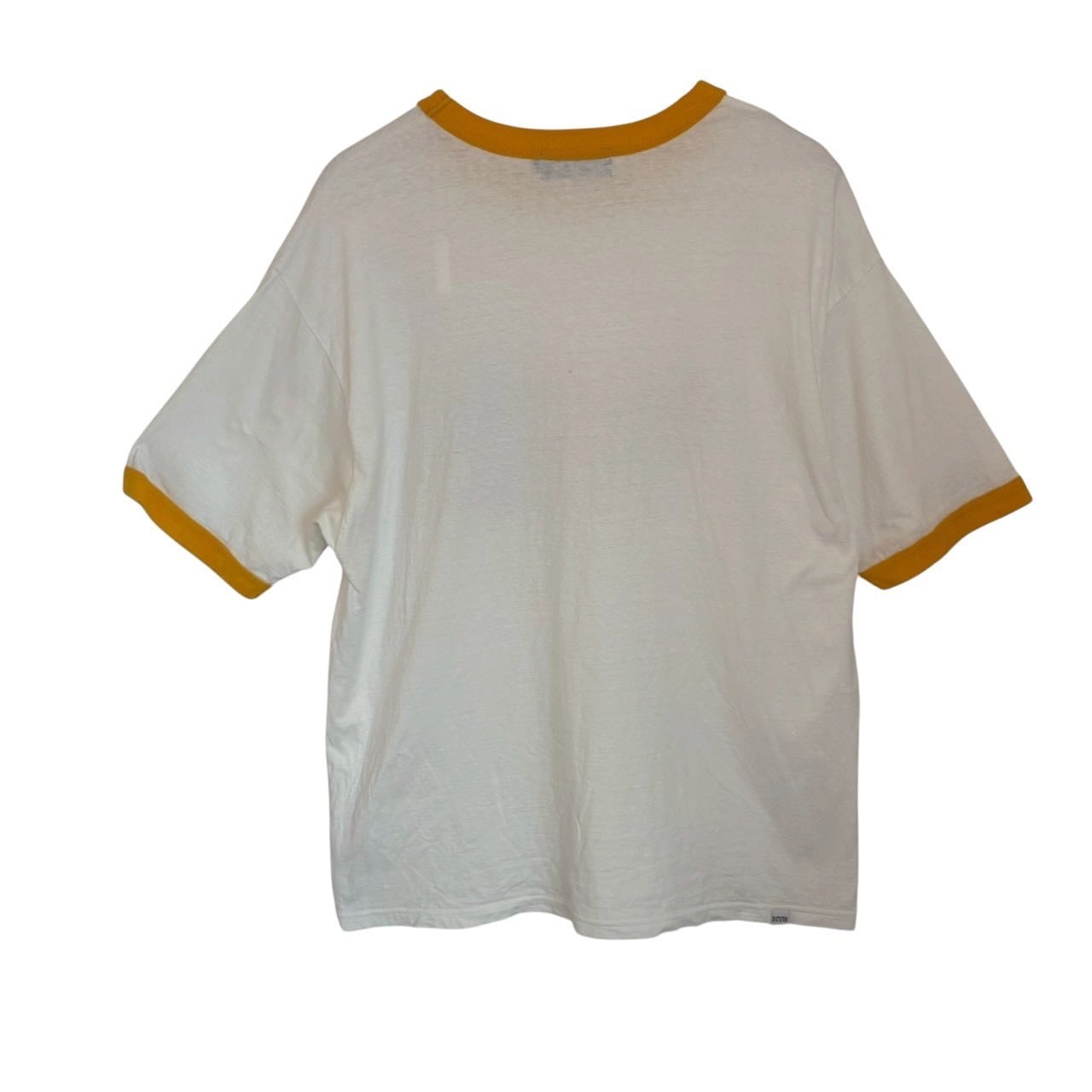HYSTERIC GLAMOUR リンガーTシャツ　黄色　Lサイズ HYSTERIC GLAMOUR ヒステリックグラマー Tシャツ L リンガー センター