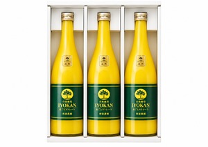 選べる【皮ごと・追熟・皮なし】伊予柑ジュース720ml 3本セット