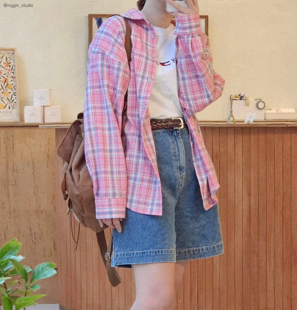 【予約】mimiハイティーンチェック　コットン生地