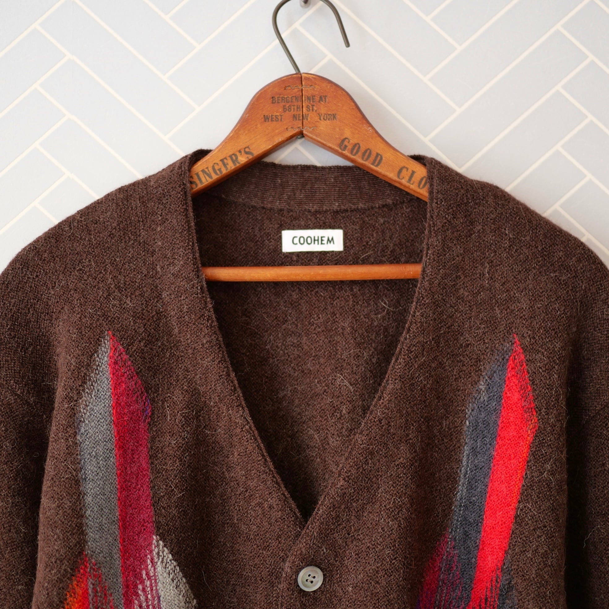 COOHEM WOOL ALPACA INTERSIA CARDIGAN