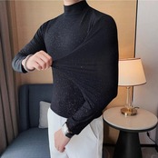 half turtleneck long sleeve sweater 00248