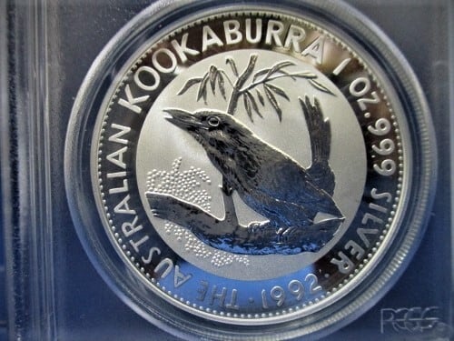 カワセミ銀貨　silver 1oz オーストラリア　1992年 楽天市場】即納 新品未使用 1992 オーストラリア クッカバラ