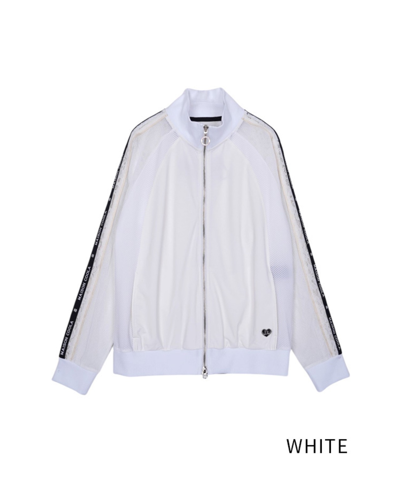 MAISON COOLA シアートラックジャケット (WHITE)　CQ-46024